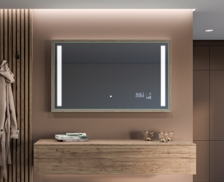 Ogledalo s LED rasvjetom i okvirom FrameLine L131 #12