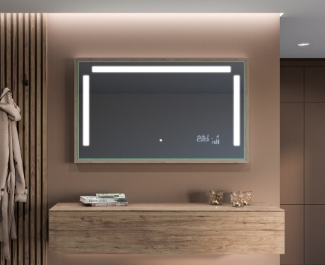 Ogledalo s LED rasvjetom i okvirom FrameLine L134 #12