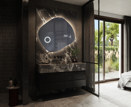 Zidno dekorativna ogledala sa svjetlom LED R221 #10