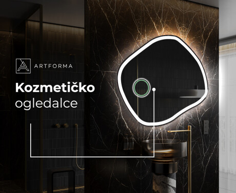 Zidno dekorativna ogledala sa svjetlom LED R222 #5