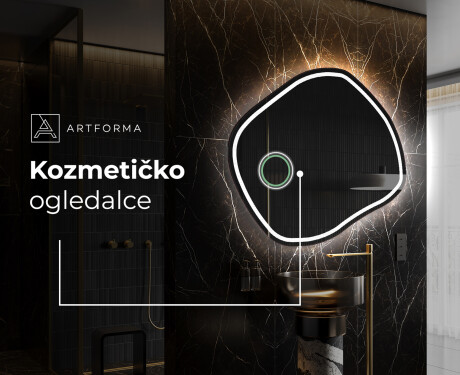 Zidno dekorativna ogledala sa svjetlom LED R223 #5
