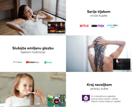 Ovalno ogledalo u okviru od hrasta s LED osvjetljenjem #3