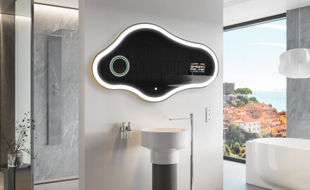 Nepravilan Ogledalo Sa LED Rasvjetom SMART C222 Google