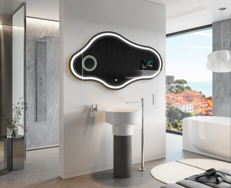 Nepravilan Ogledalo Sa LED Rasvjetom SMART C223 Google #10