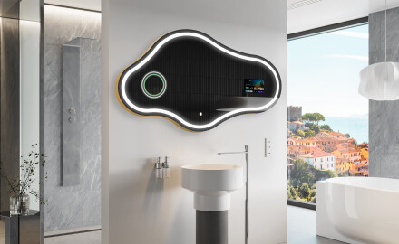 Nepravilan Ogledalo Sa LED Rasvjetom SMART C223 Google