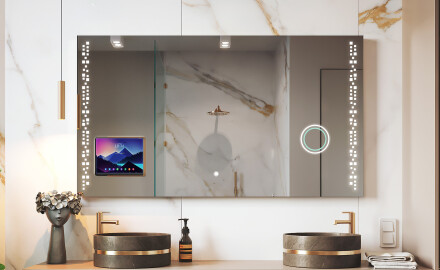 Moderno LED Ogledalo s iPad Displine L38 okvirom