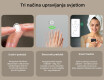 Pravokutno Smart LED Apple Ogledalo s okvirom Displine L49 #5