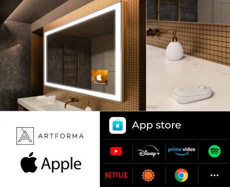 Ogledalo s LED rasvjetom SMART L01 Apple #2
