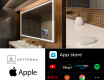 Ogledalo s LED rasvjetom SMART L49 Apple #2