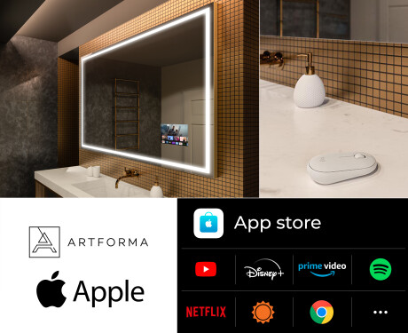 Ogledalo s LED rasvjetom SMART L49 Apple #2