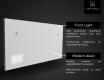 Ogledalo s LED rasvjetom SMART L49 Apple #5