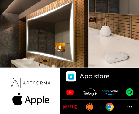 Ogledalo s LED rasvjetom SMART L77 Apple #2