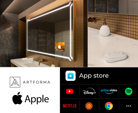 Ogledalo s LED rasvjetom SMART L129 Apple #2