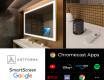 SMART Ogledalo s LED rasvjetom L01 Serija Google #4