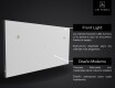 SMART Ogledalo s LED rasvjetom L01 Serija Google #11
