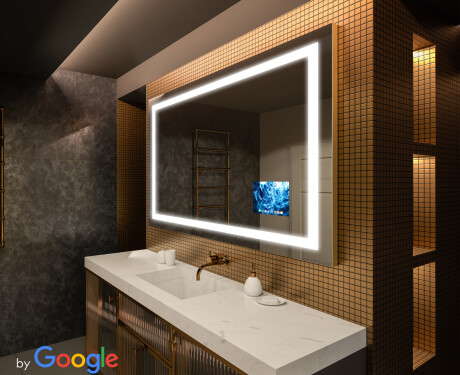 SMART Ogledalo s LED rasvjetom L15 Serija Google #1