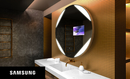Okruglo Ogledalo s LED rasvjetom SMART L114 Samsung