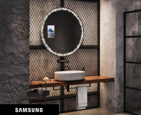 Okruglo Ogledalo s LED rasvjetom SMART L115 Samsung