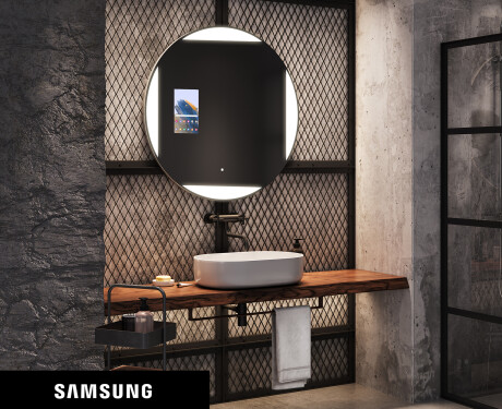 Okruglo Ogledalo s LED rasvjetom SMART L116 Samsung #1