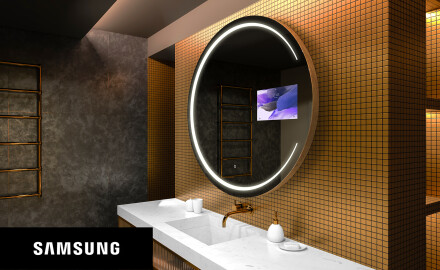 Okruglo Ogledalo s LED rasvjetom SMART L156 Samsung