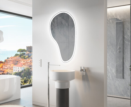 Zidno dekorativna ogledala sa svjetlom LED S222