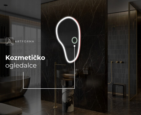 Zidno dekorativna ogledala sa svjetlom LED S222 #6