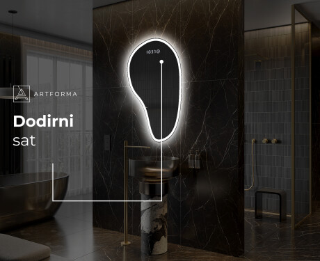 Zidno dekorativna ogledala sa svjetlom LED S222 #8
