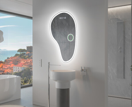 Zidno dekorativna ogledala sa svjetlom LED S222 #7