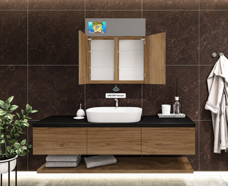 Smart Ormarić S LED Pozadinskim Osvjetljenjem - L02 Sarah 66,5 x 72cm #9