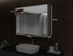 Smart Ormarić S LED Pozadinskim Osvjetljenjem - L55 Sarah 100 x 72cm #3