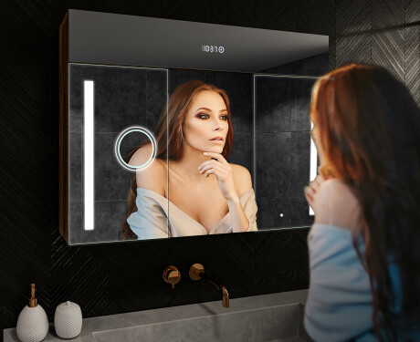 Ormarić S Led Pozadinskim Osvjetljenjem - L02 Emily 100 x 72cm #9