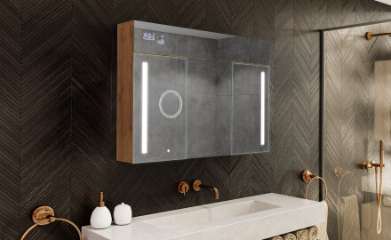 Ormarić S Led Pozadinskim Osvjetljenjem - L02 Emily 100 x 72cm