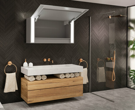 Ormarić S LED Pozadinskim Osvjetljenjem Sofia 100 x 50cm #12