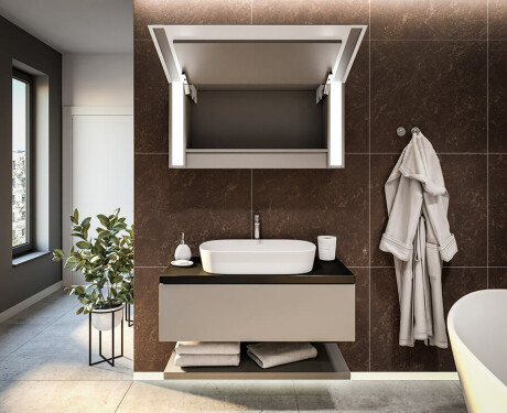 Ormarić S LED Pozadinskim Osvjetljenjem Sofia 100 x 50cm #9