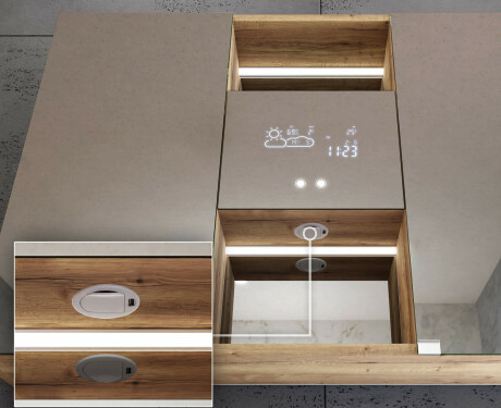 Kupaonski LED ormarić Lisa 100 x 70cm #10