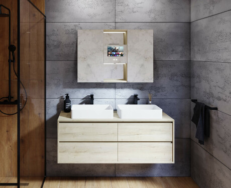 Kupaonski LED ormarić Lisa 100 x 70cm #12