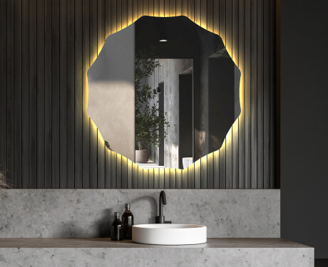 Ogledalo Za Kupaonicu S Pozadinskom LED Rasvjetom L192 #1