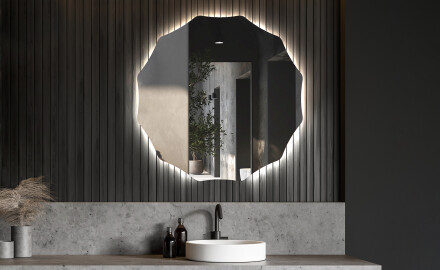 Ogledalo Za Kupaonicu S Pozadinskom LED Rasvjetom L193