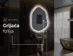 Zidno dekorativna ogledala sa svjetlom LED E222 #9