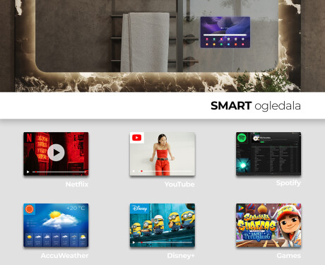 Ogledalo s LED rasvjetom L142 #3