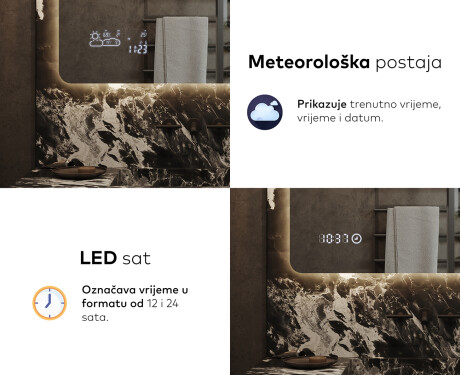 Ogledalo s LED rasvjetom L142 #7