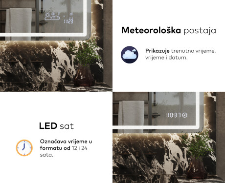 Ogledalo s LED rasvjetom L143 #7