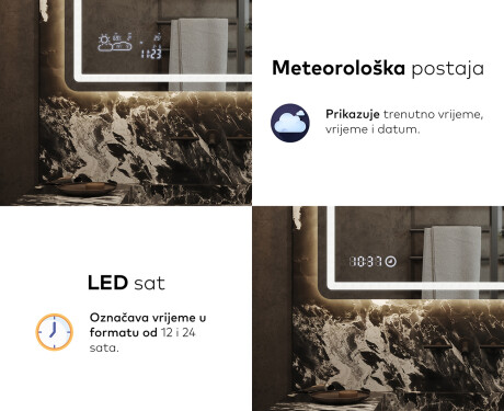 Ogledalo s LED rasvjetom L143 #7