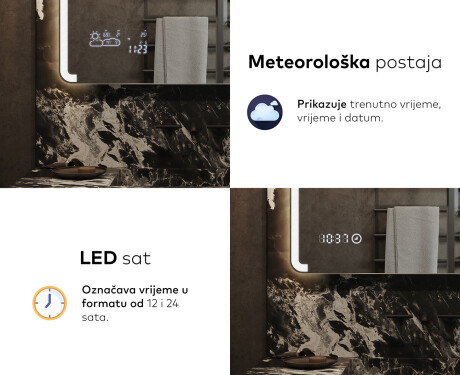 Ogledalo s LED rasvjetom L144 #7