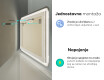 Ogledalo s LED rasvjetom L145 #10