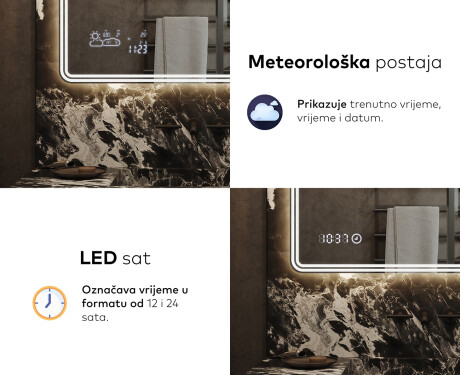 Ogledalo s LED rasvjetom L148 #7
